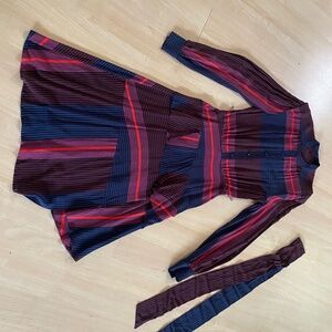 Rachel Roy dress with asymmetrical hemline, with belt